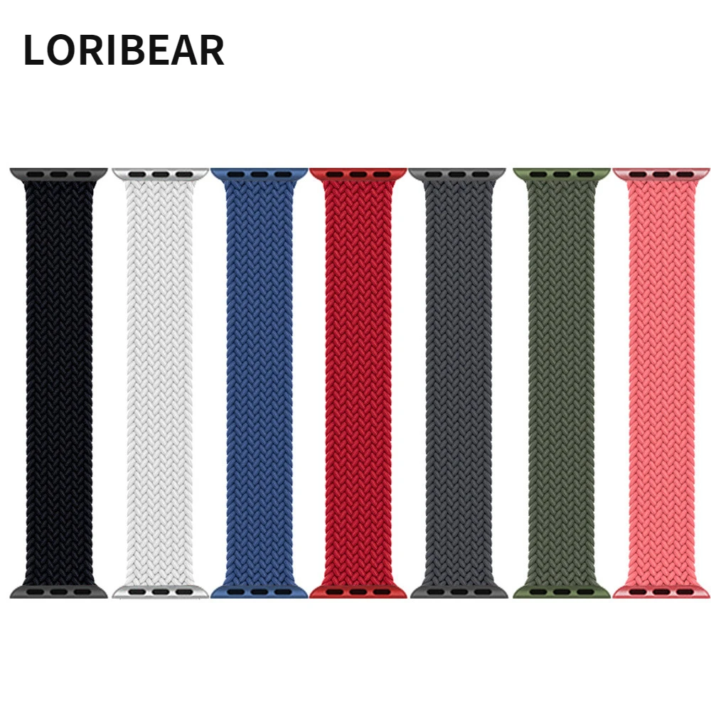 

Braided Strap For Apple Smart Watch Accessories Band45 44 42 41 40 38mm Watchband Nylon Bracelet Correa iWatch Serie3 4 5 SE 6 7