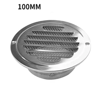 stainless steel vent home circle air vent grille ducting ventilation cover 80mm 100mm vent rain cover for range hood se m1q6