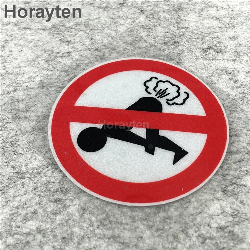 Наклейки для стайлинга автомобилей Dunny Warning NO FART запретный автомобиль окно