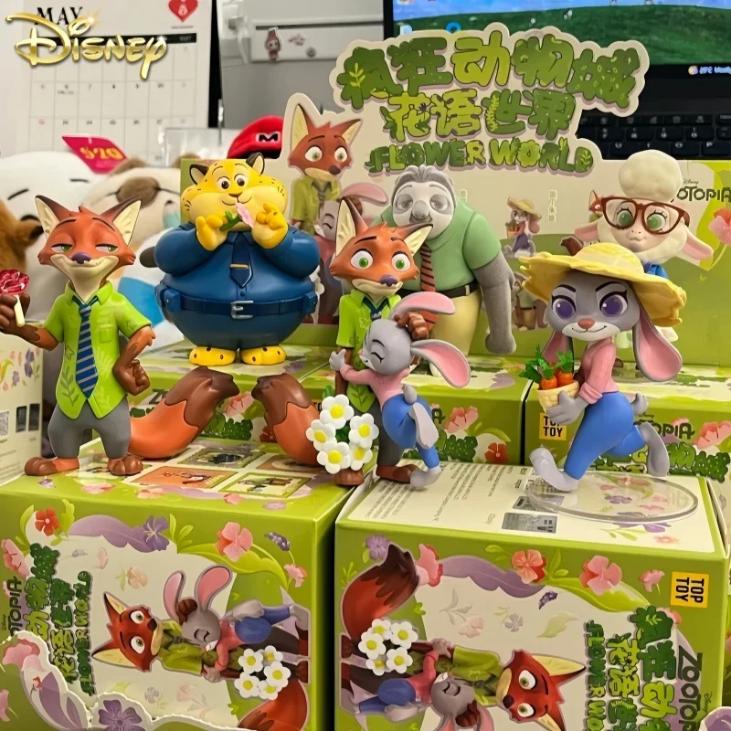 Игрушки из мультфильма зверополис Disney коллекционные настольные украшения Джуди