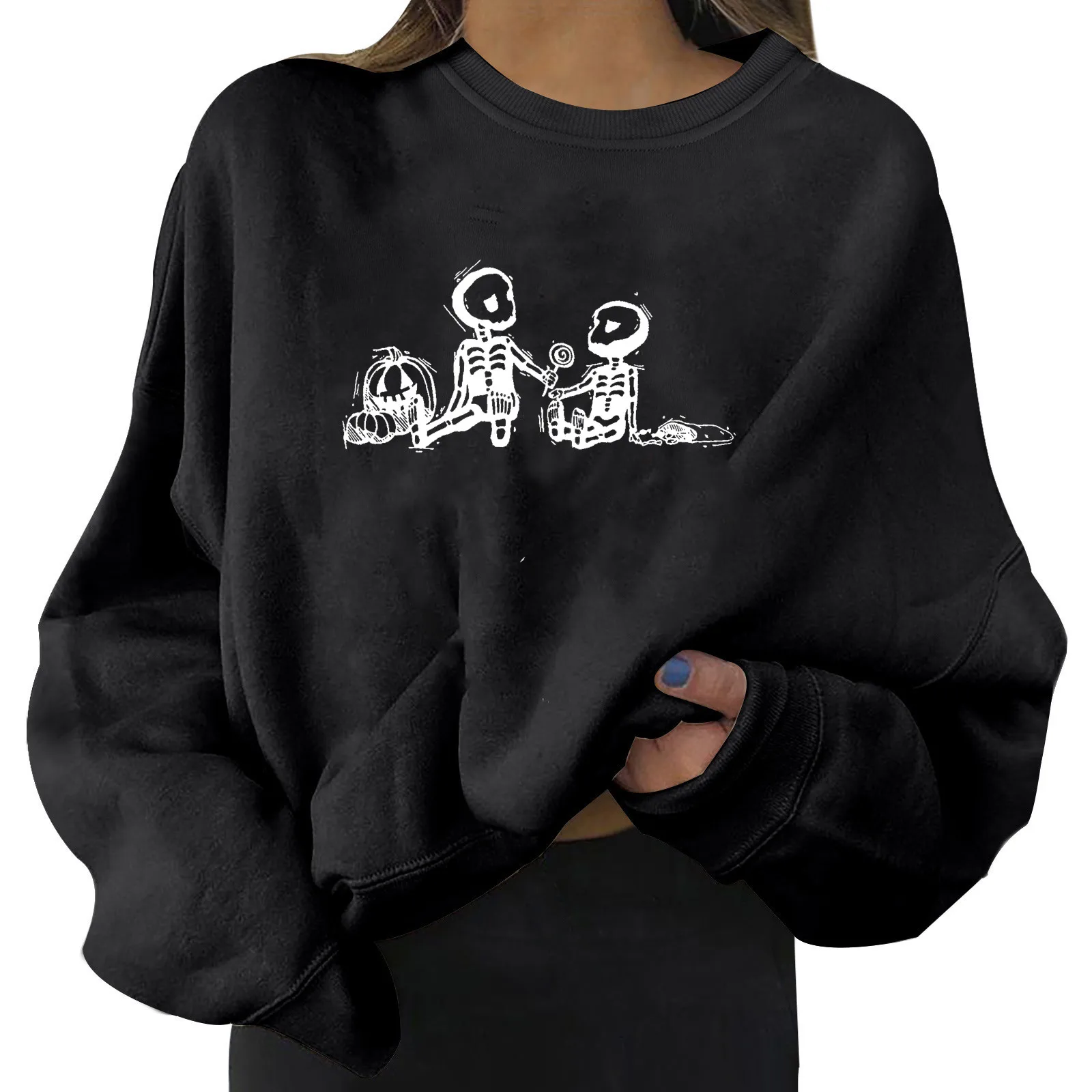 

Sweatshirts for Teens Girls Womens Daily Print Sweatshirt Long Pullover Letter Print O Cute Comfy Tees Women Fashion Sweatshirt