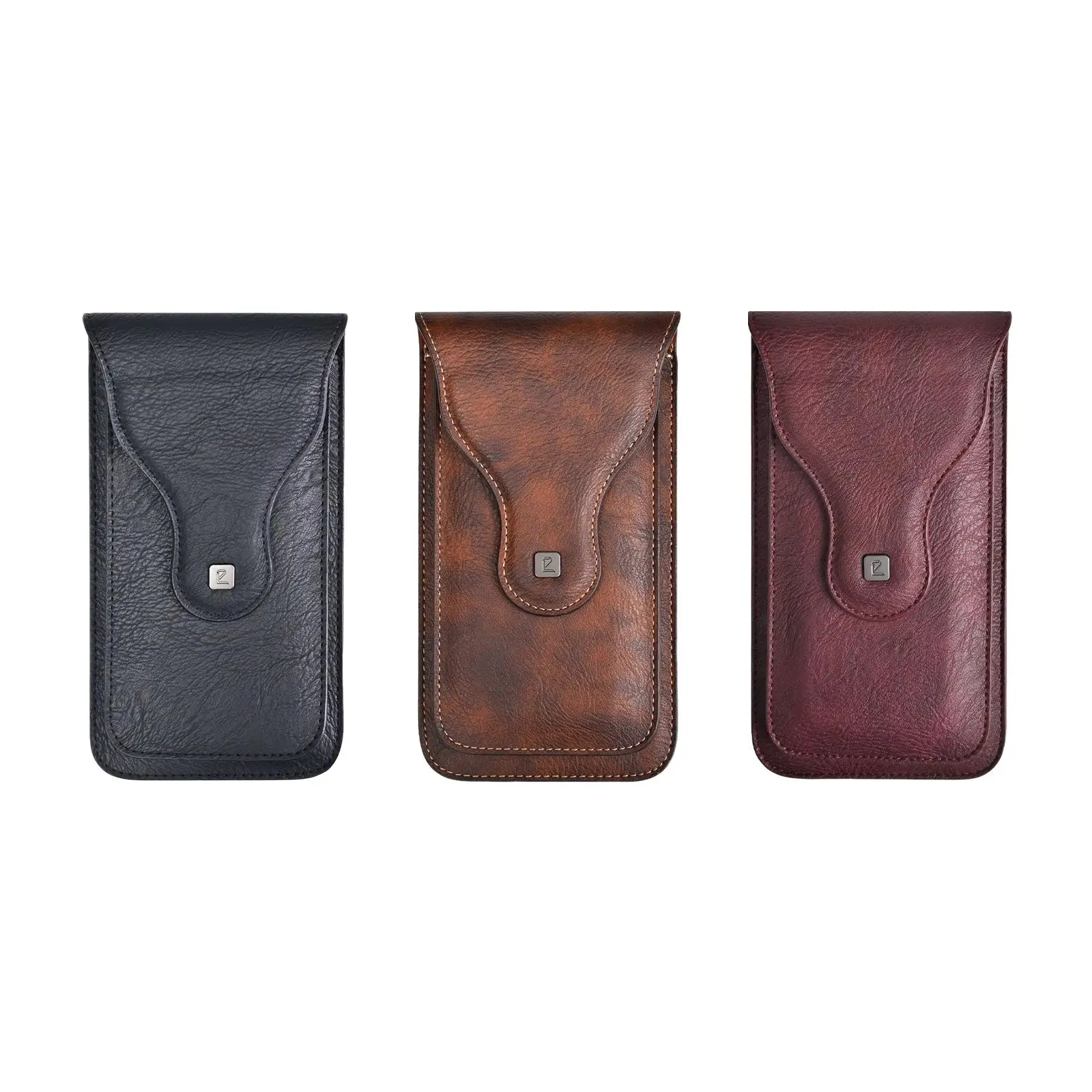 

Universal Phone Holster PU Leather Magnetic for Men with Belt Clip Phone Case Purse Pouches Pocket Phone Cover Wallet Waist Bag