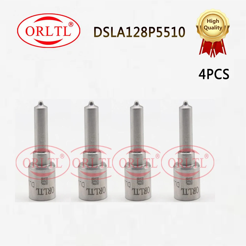 4 штуки насадок топливных форсунок DSLA128P5510 для дизельных двигателей, 0 433 175 510, комплект для автосервиса для CUMMINS 5263262 0445120231