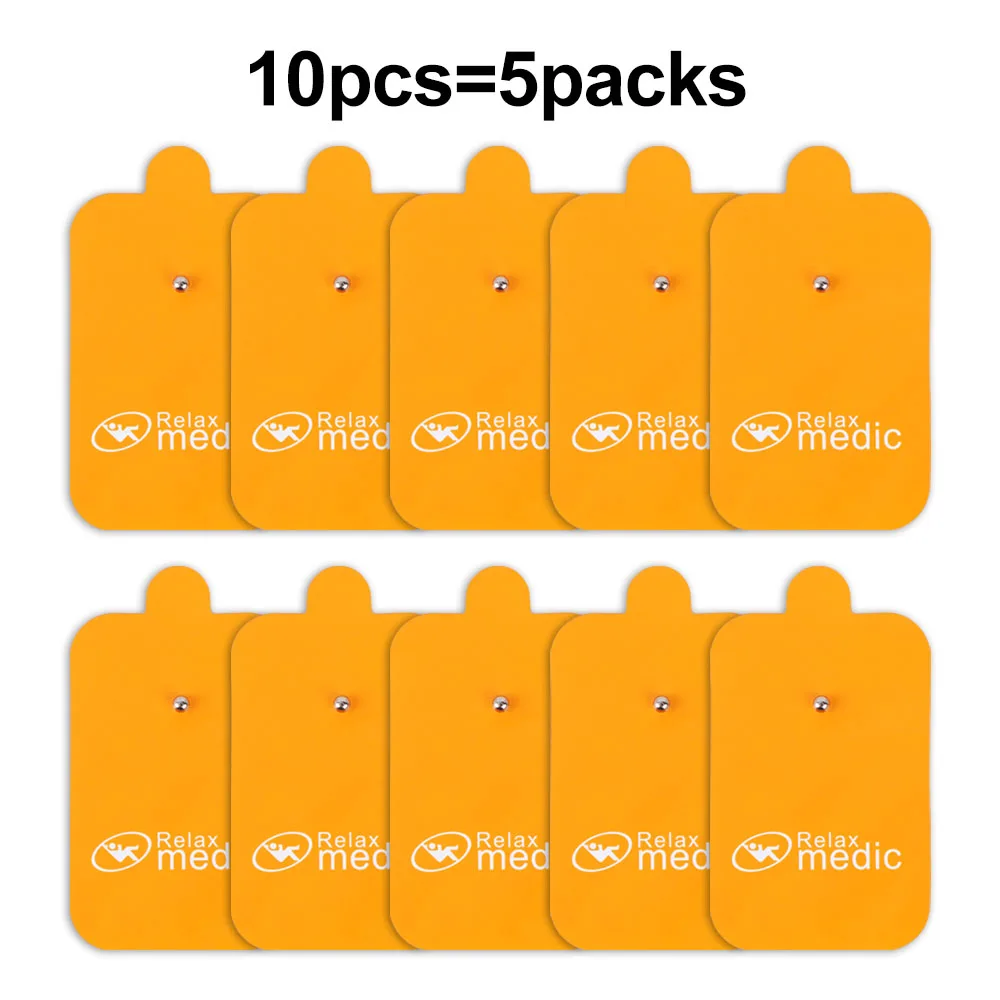 

10pcs Tens Electrode Pads Conductive Gel Pad Body Acupuncture Therapy Massager Therapeutic Pulse Stimulator Electro Sticker