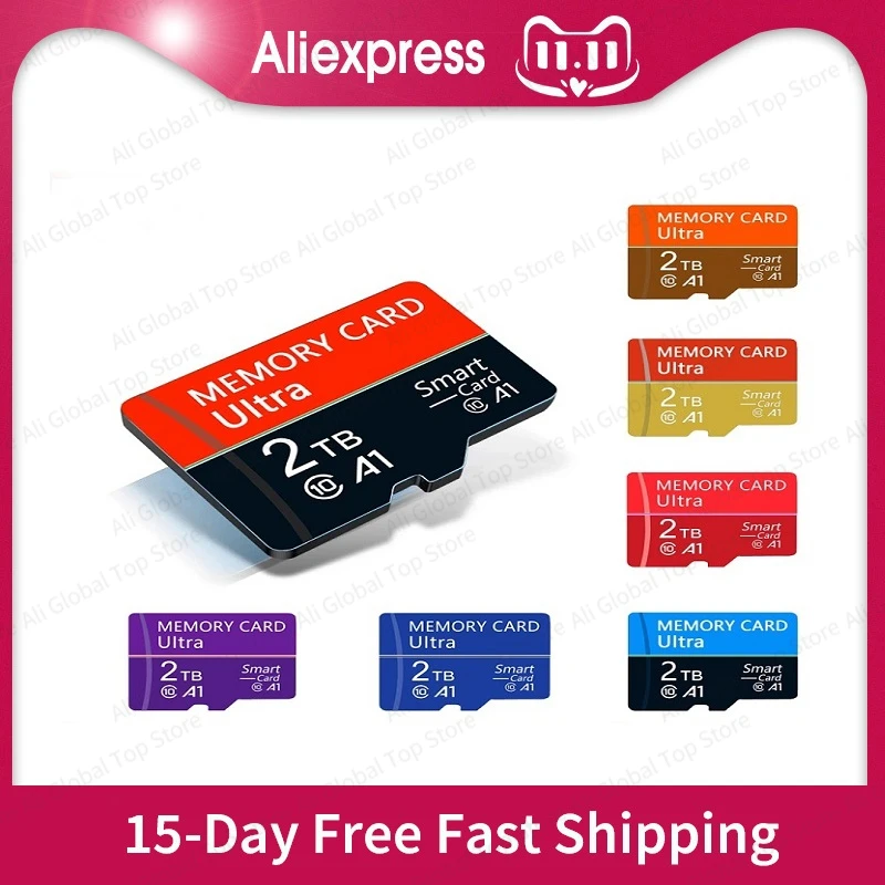 

Карта памяти Micro Card 2 ТБ, карта памяти 2 ТБ, карта памяти 2 ТБ, флеш-карта памяти 2 ТБ, карта памяти Tf 2 ТБ