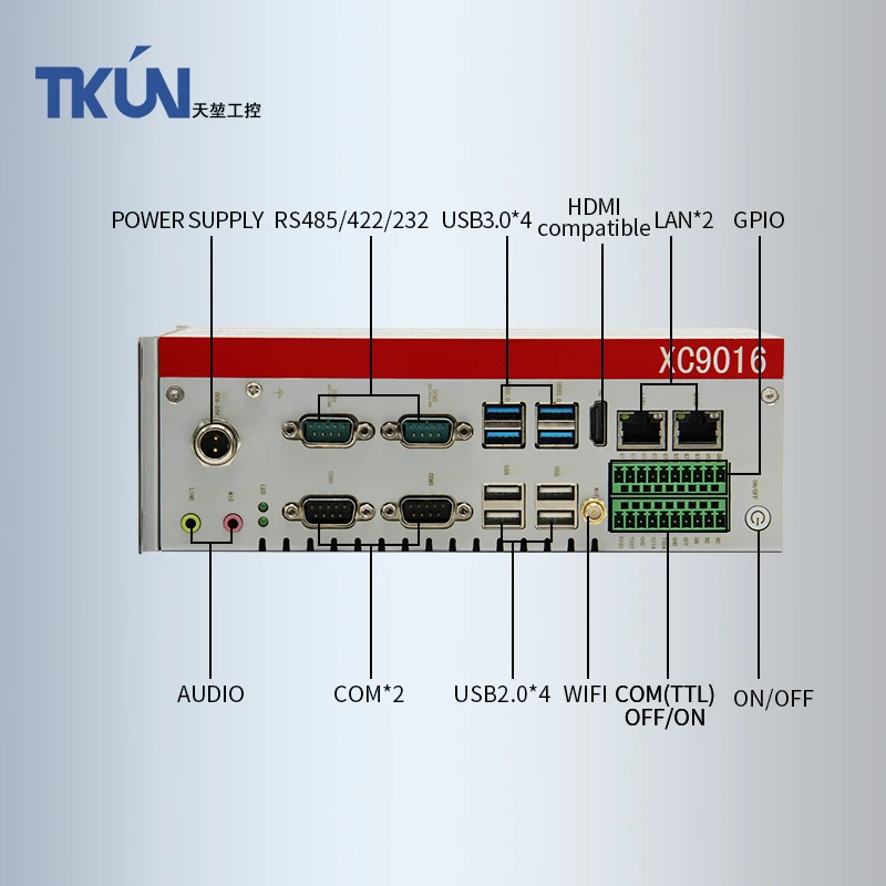Промышленный компьютер HMI IPC Windows10 3865U + 4G 128G производительность намного лучше чем