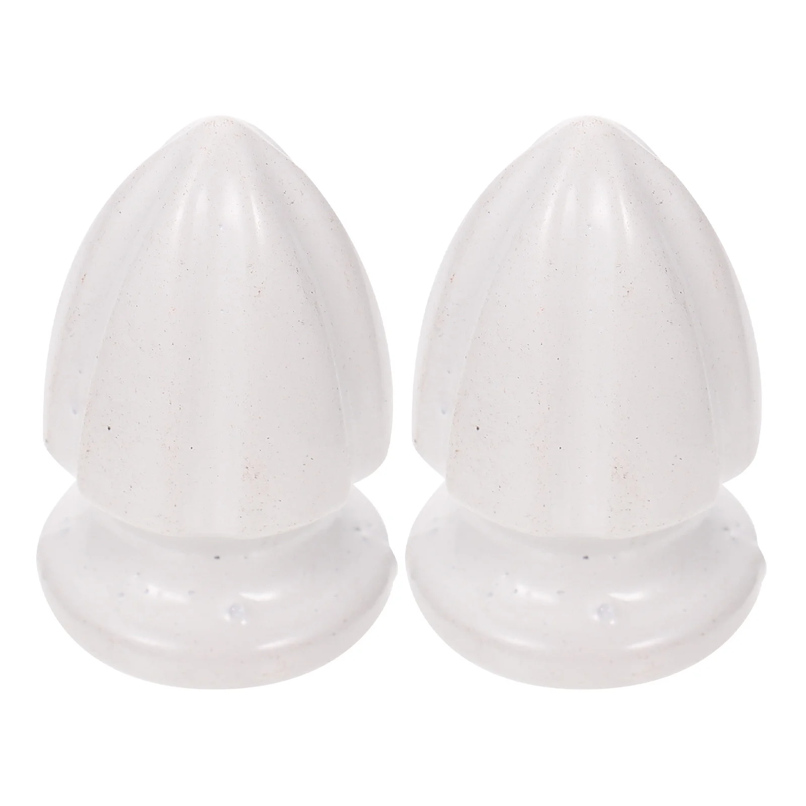 

2 Pcs Table Lamp Shades Knob Small Light Finial Fashion Vintage Decor Floor White Decorative Lampshade Holder