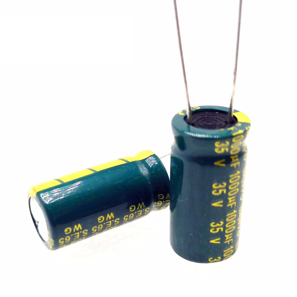 

Original T36 Low ESR/Impedance high frequency 35v 1000UF aluminum electrolytic capacitor size 10*20 1000UF35V 35V1000uf 20%