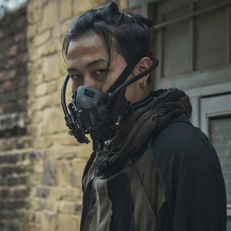 Coslan с трубкой электронная сигарета нижняя часть лица полумаска концерт курение