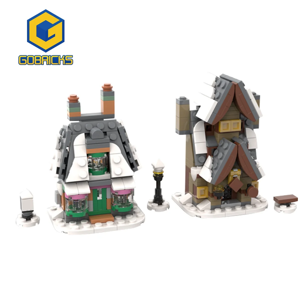 Конструктор «архитектура» из фильма «Hogsmeade», набор строительных блоков для сборки, детская коллекция, игрушки, рождественский подарок