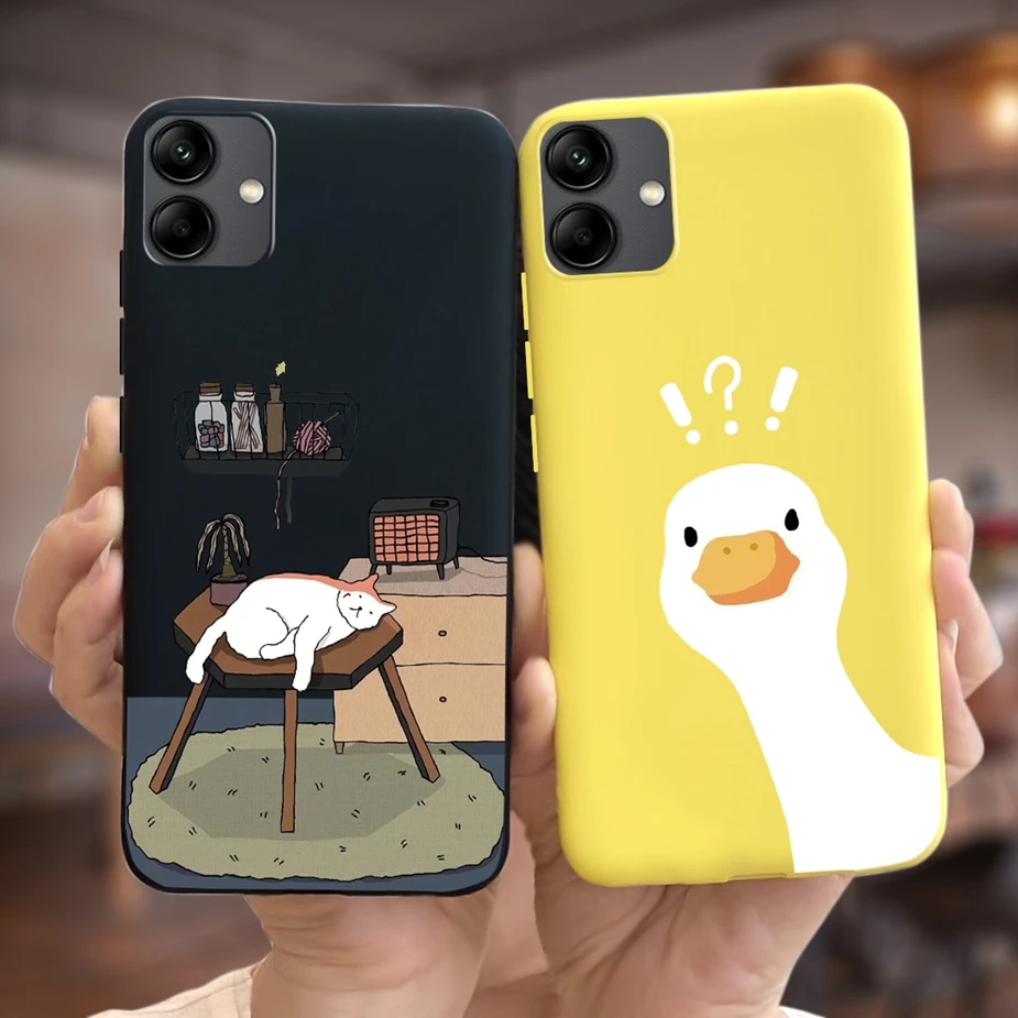 Чехол для Samsung Galaxy A04 A04e новый модный мультяшный чехол с рисунком мягкий ТПУ
