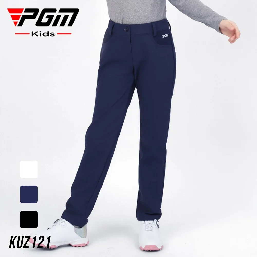 Фото Детские спортивные штаны PGM Golf, модные брюки для девочек, осенне-зимняя молодежная одежда №2