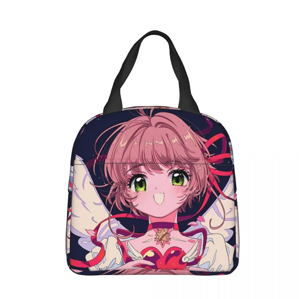 

Magical Heart Of Angel Lunch Bag box Comic Card Captor Sakura Children Aluminum Bag Foil Portable Lunchbox