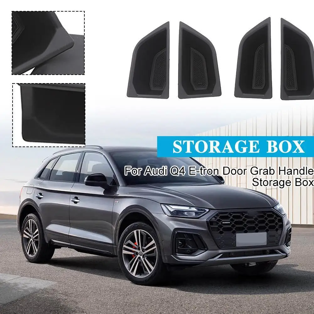 

Ящик для хранения дверных ручек Audi Q4 E-tron, коробка для консоли, подлокотник 2023, органайзер 2022, аксессуары для салона автомобиля A3B8