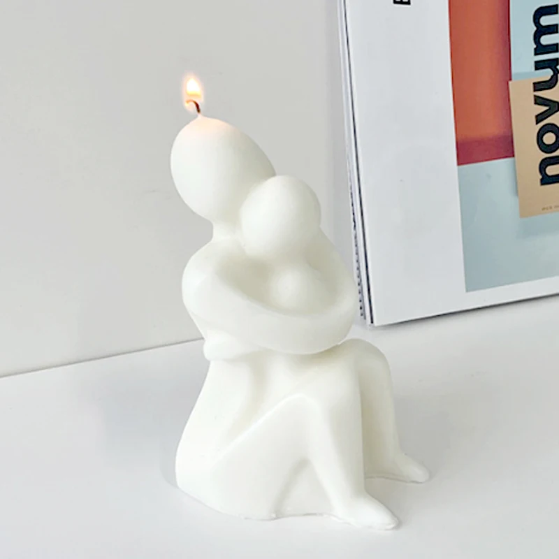 

3D Human Body Silicone Candle Mold DIY Mom Hug Bady Making Plaster Epoxy Resin Aromath Soap Craft Molds Home Decor Handmade Gift