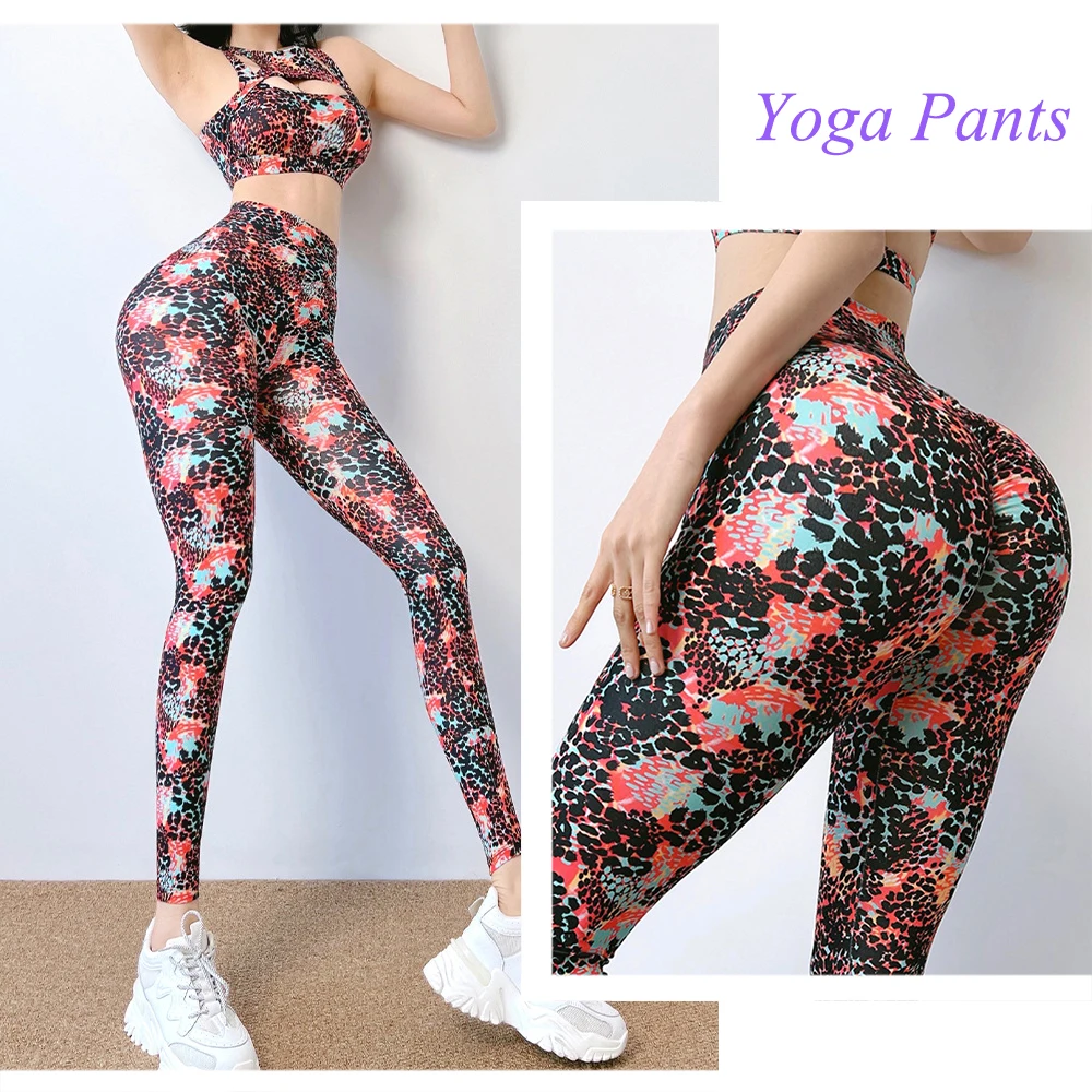 

New Yoga Pants Women Leggings Tight High Waist Butt Lift Long Trousers Summer Sports Fitness Running Cycling Workout Clothes