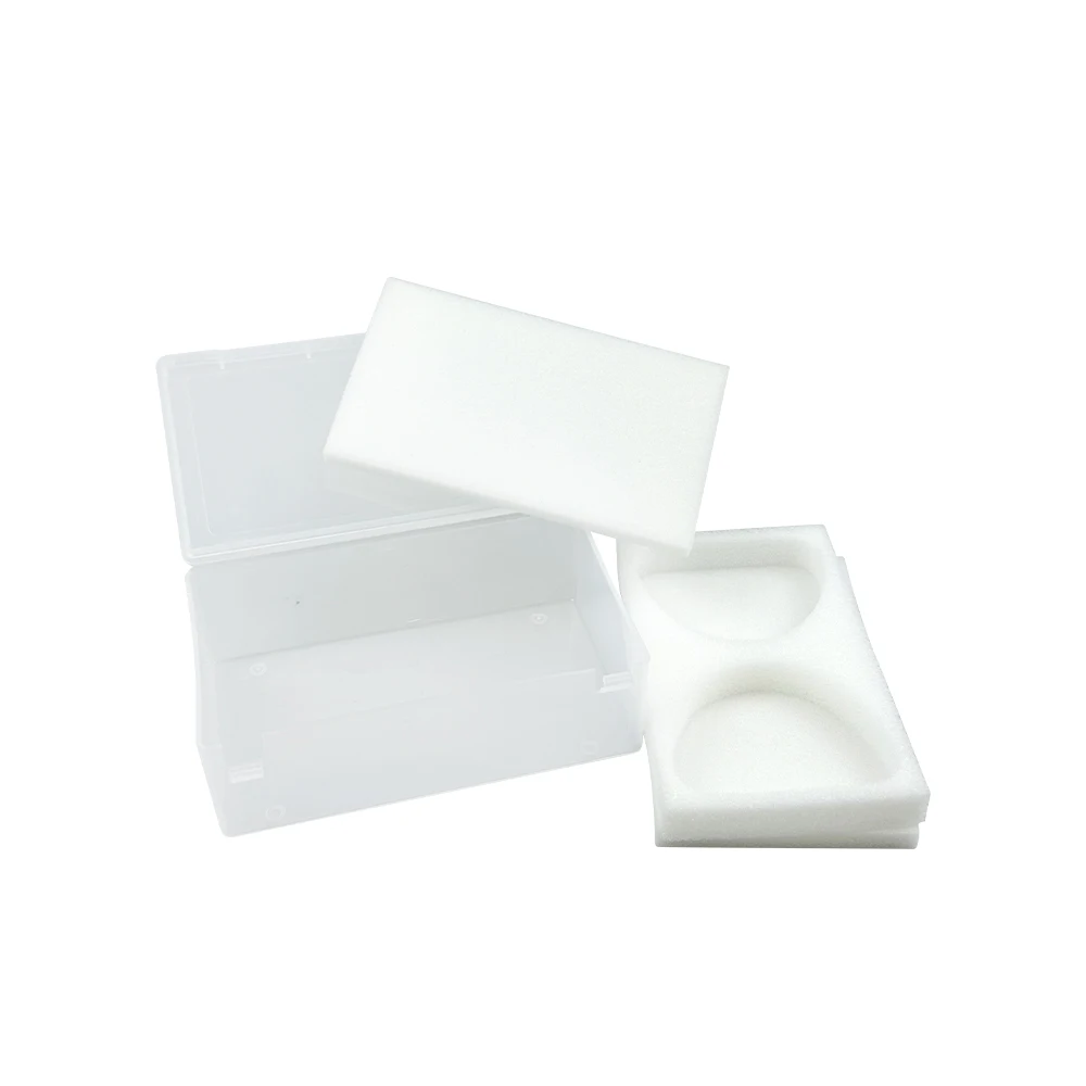 Фото Коробки для хранения зубных протезов, пластиковая коробка для хранения зубных имплантатов с пенопластовой губкой, чехол для клиники, расходные материалы для стоматолога №3
