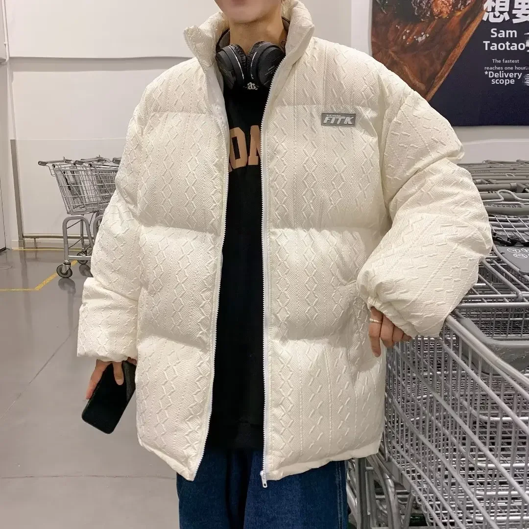 Мужская осенне-зимняя утепленная куртка с хлопковой подкладкой и