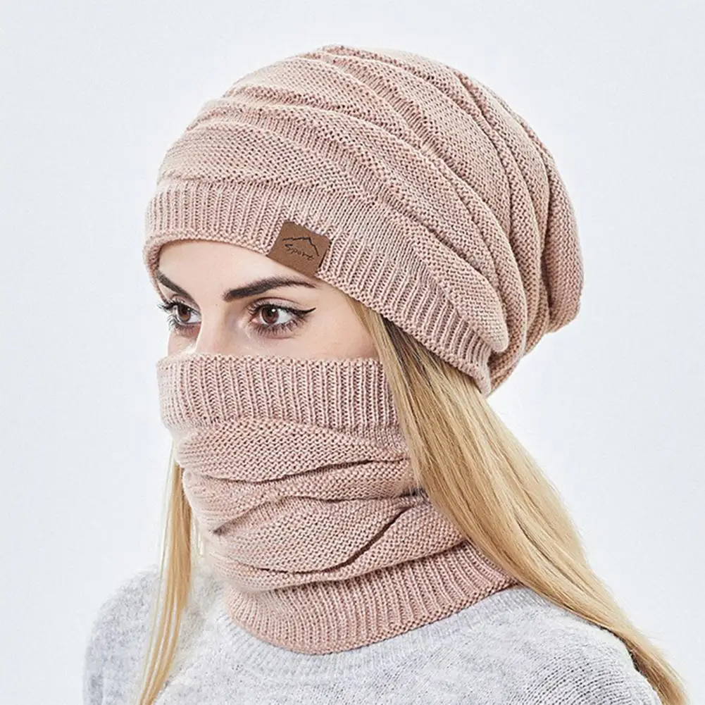 

New Autumn Winter Beanies Caps Women Warm Wool Siamese Bib Hats Female Rabbit Hair Windproof Velvet Cap Hats Wholesale