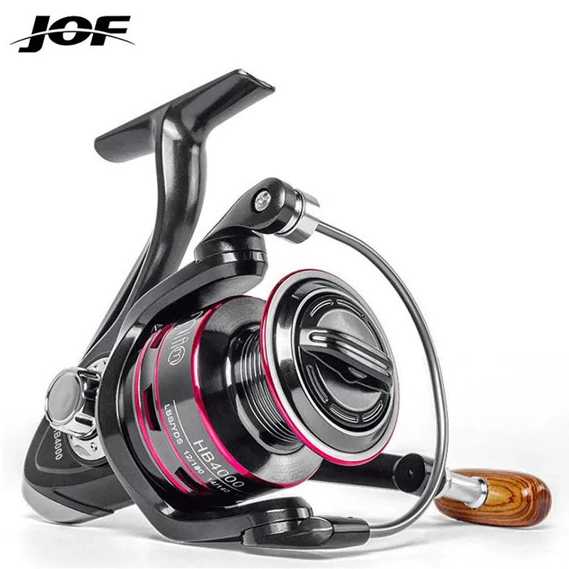 

JOF Fishing Reel 500-7000 Spinning Reel Metal Spare Spool Saltwater Reel Fishing Accessories Carp Reel 8KG Max Drag