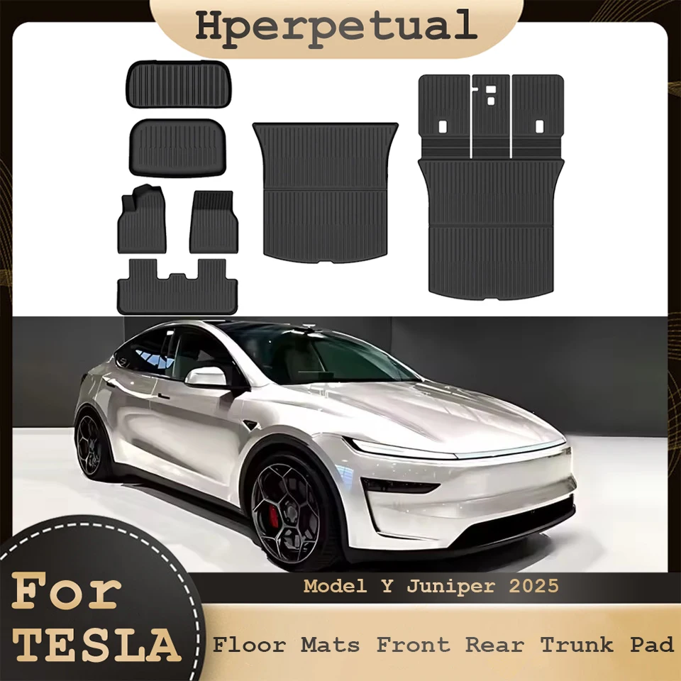 Для Tesla TPE Нескользящий грязезащитный водонепроницаемый вкладыш Model Y Juniper 2025