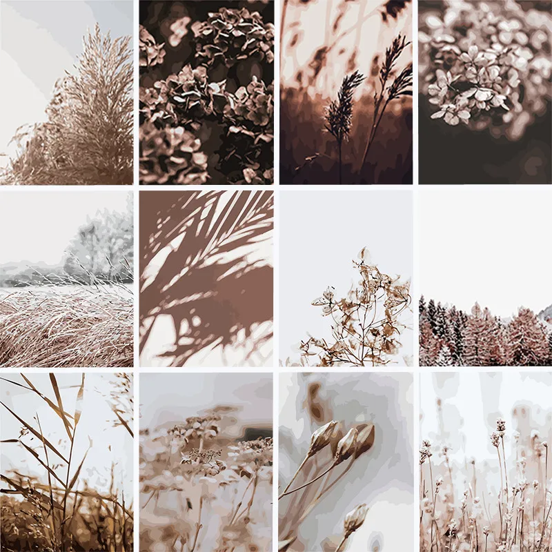 

Набор для рисования по номерам на холсте, с рамкой