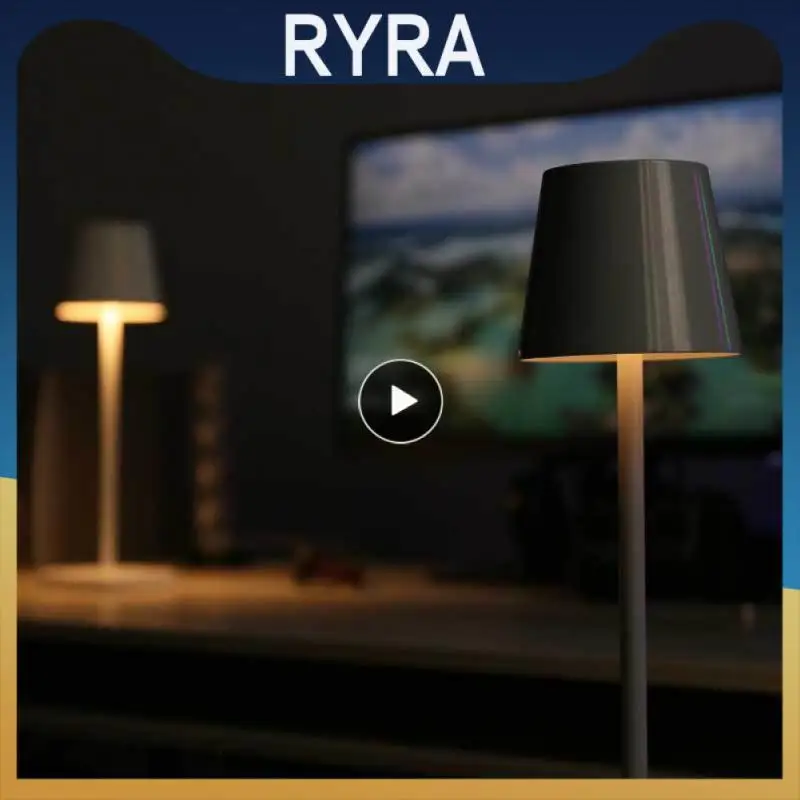 

LED Desk Lamp Aluminum Alloy Waterproof Touch Dimming Rechargeable Metal Table Lamps For Bar Living Room Reading Book Lighting