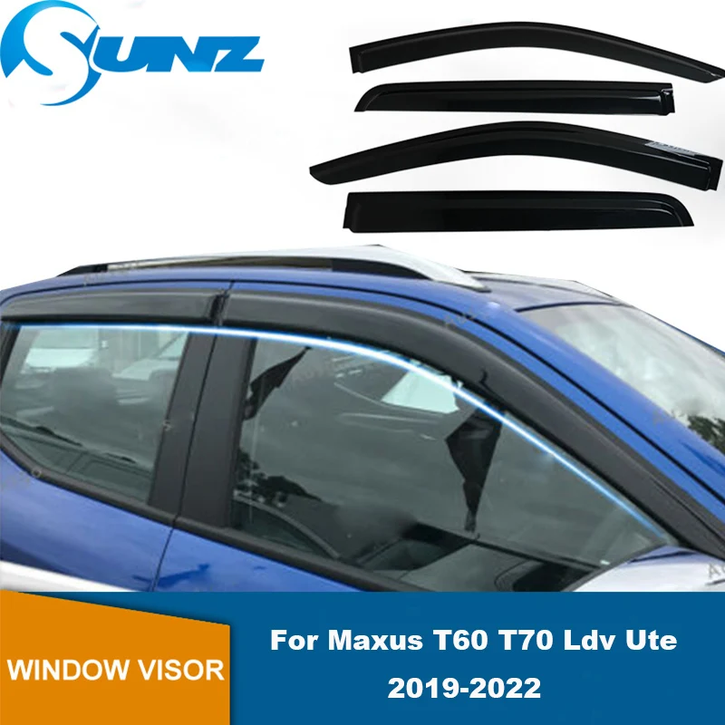 

Дверные козырьки для Maxus T60, T70, T90, Ldv, Ute 2019, 2020, 2021, 2022, защита от солнца и дождя, Погодозащитные козырьки, боковые оконные дефлекторы, аксессуар...