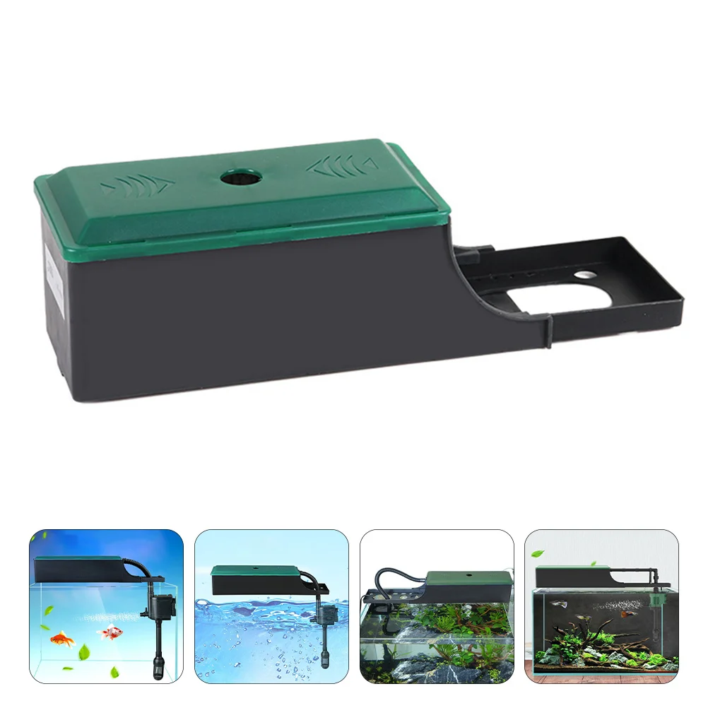 

Filter Aquarium Tank Box Fishwater Upper Turtle External Trickle Pre Media Bubble Purifier Sponge Hanging Container Pump