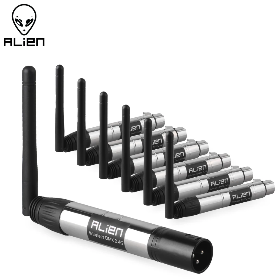 Дешево Беспроводной приемник-передатчик ALIEN DMX512, 2,4 ГГц, 126 каналов, управление 400 м