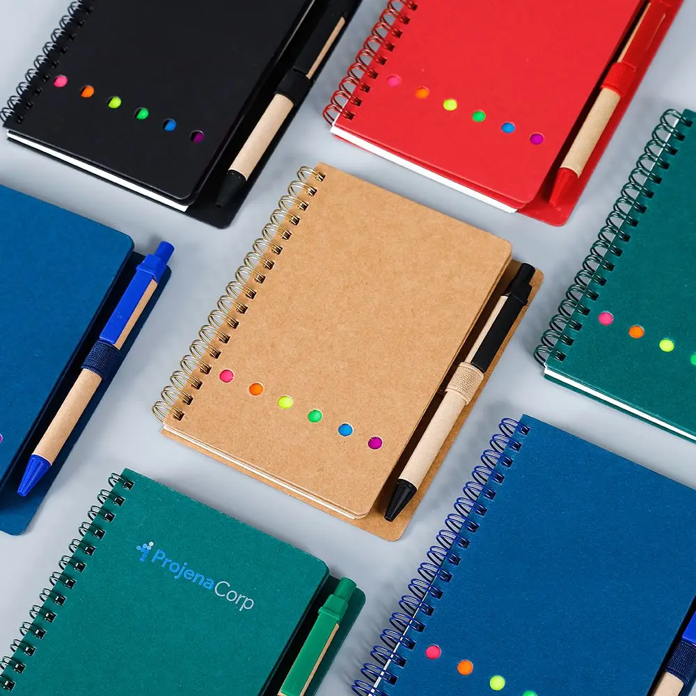 Спиральный блокнот в виде книжки с линией ручки для внутренних страниц цветные