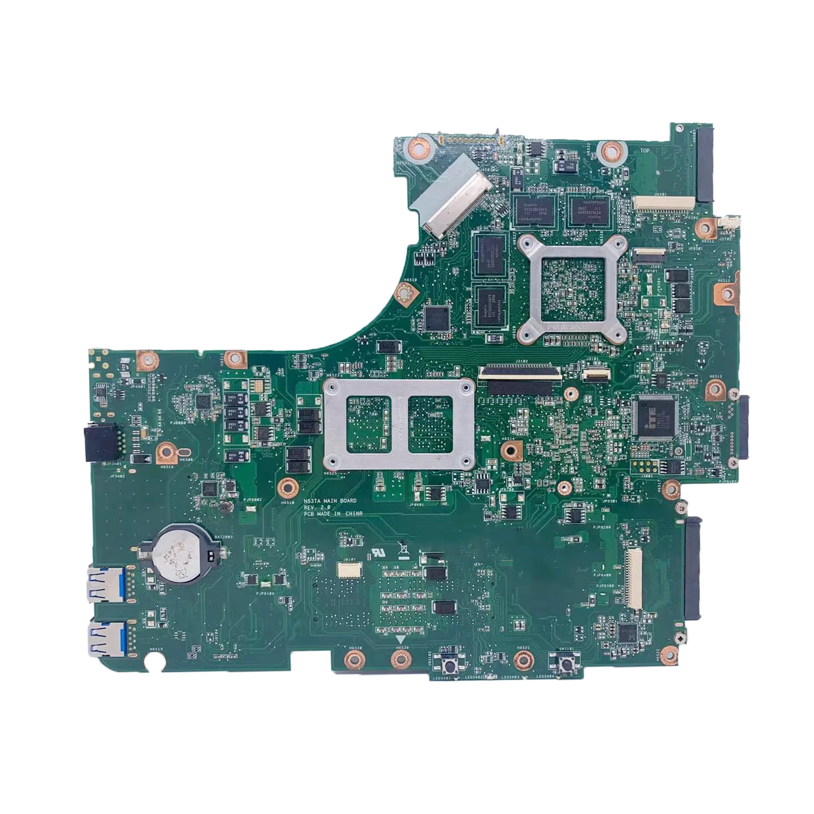 Оригинальная материнская плата KEFU N53TA для ноутбука ASUS N53T N53TK 90R-NBTMB100U 100% Tesk OK |