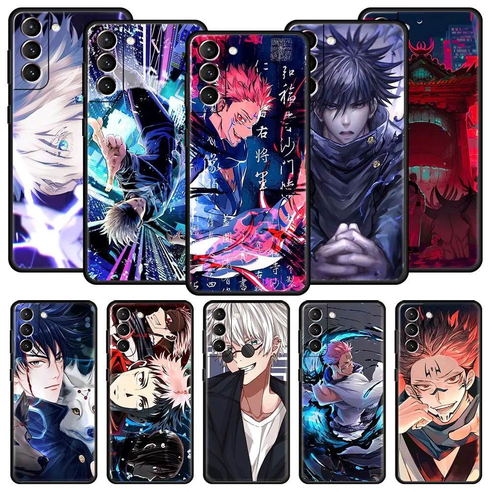 

Аниме Чехол для Samsung Galaxy S22 S20 FE S10 Plus S21 Ultra 5G S10E S9 S8 Note 10 Lite 20, мягкий черный Чехол
