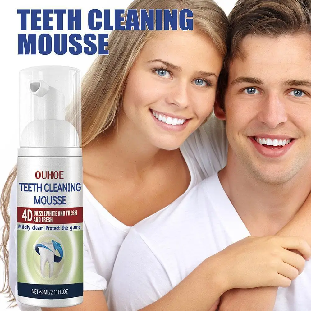 

Tooth Cleaning Mousse Plaque Smoke Stains Removal Remove Oral Foam Teeth Refreshing Odor Oral Cleaning Toothpaste Whiten W9H0