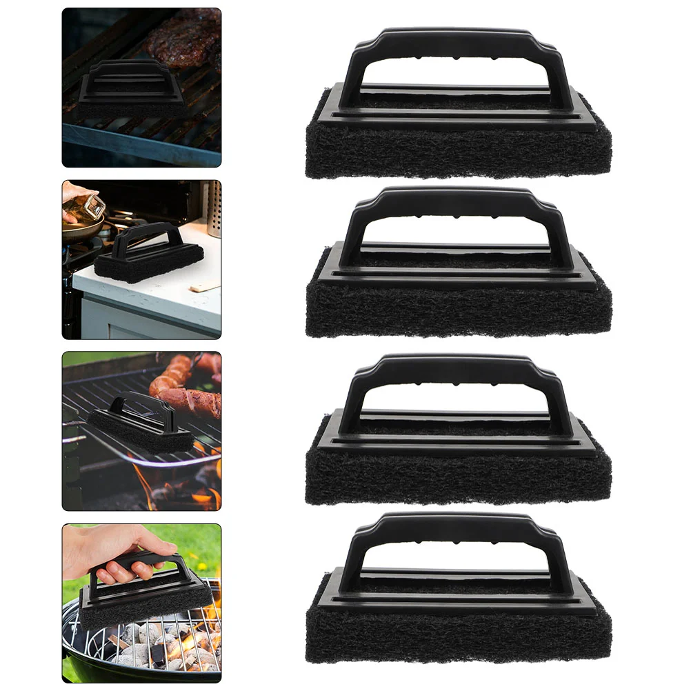 

Brush Grill Barbecue Cleaning Bbq Scraper Grate Rack Scrubber Griddle Accessories Charcoal Kit Cleaner Tool Grid Scrub Sponge