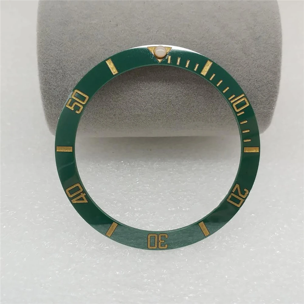 

2020 New Ceramic Watch Bezel 38mm Luminous Watch Ring Golden Scale Inner Diameter 30.5mm Replacement of Submarine