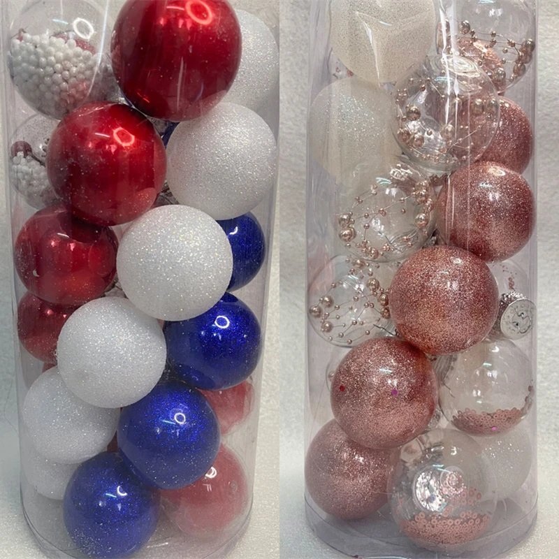

Christmas Balls DIY Home Decoration New Year 2023 Christmas Baubles Ornament Christmas Tree Red Ball Wholesale Christmas Spheres