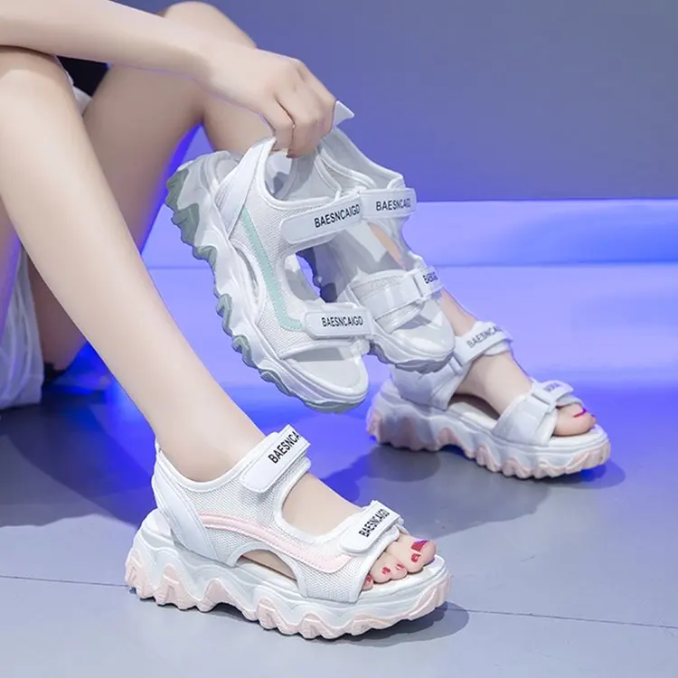 

2021 Summer Chunky Sandals for Women Fashion Platform Sandal Ladies Designers Wedges Sandals Female Brand Sports Sandals