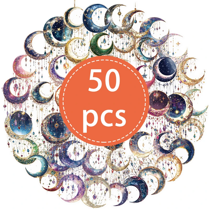 

50 шт. фэнтезийные наклейки XIURAN