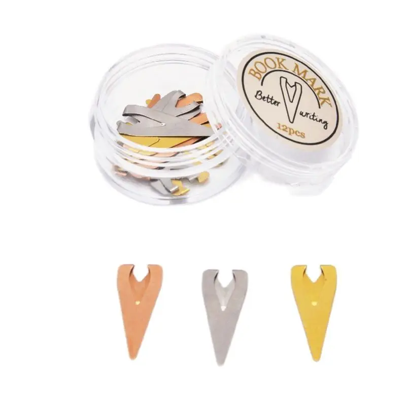 Металлические закладки ZJMZYM  (12 шт.)