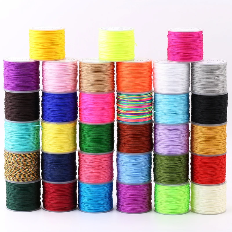 

1Roll Jewelry Thread Nylon Cord 39Colors Jewelry Accessories Bracelets Hot Sale For Necklace High Quality DIY Thread