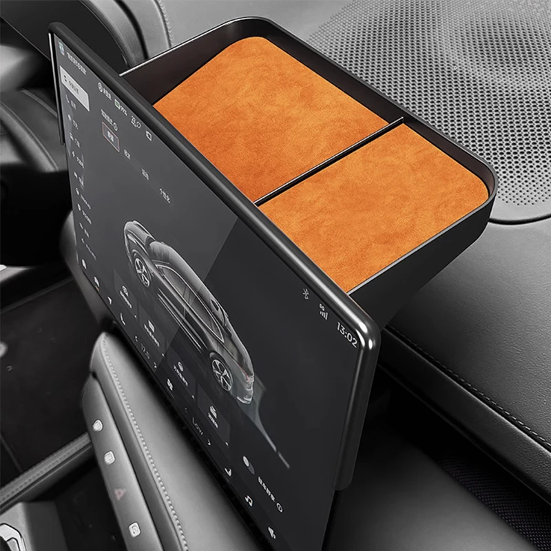 Центральная консоль для Zeekr 001 007 2024 задняя замшевая коробка хранения аксессуары