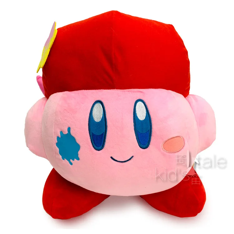 

Anime Stars Kirby Cosplay Painter Funny Expression Plush Toys Kawaii Animals Stuffed Plushie Dolls Children Appease Toy Gift