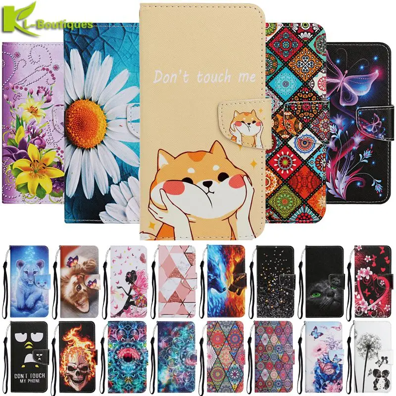 Чехол Y5P Y6P Y6S для Huawei Y5 Lite Y6 Prime 2018 Y7 2019 чехол телефона кожаный флип-кошелек