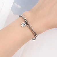 round smiling face womens bangle bracelets free shipping steampunk jewelry 2022 trend accessories valentines day gift
