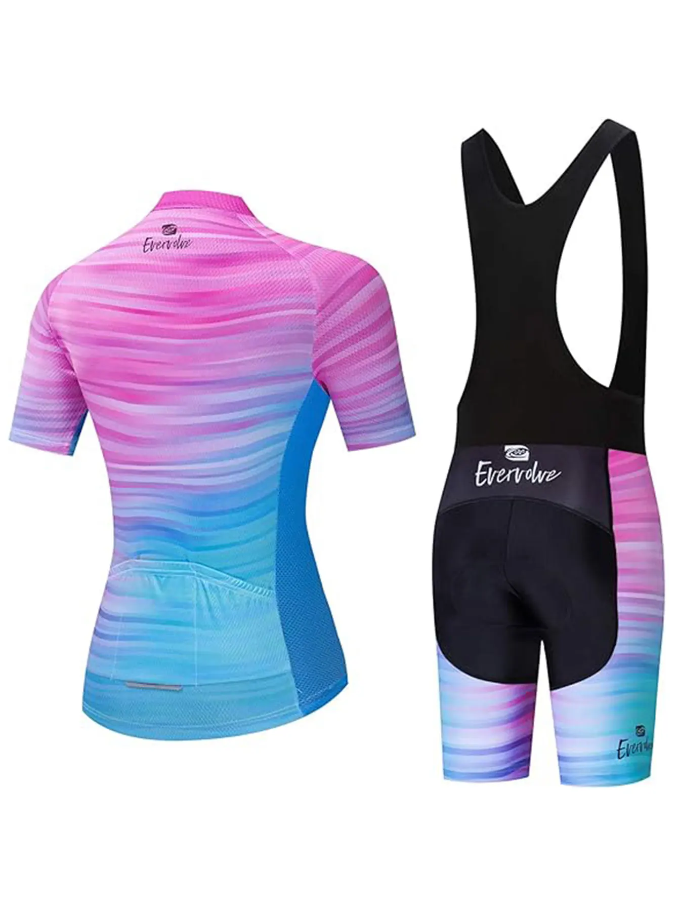 Женский Быстросохнущий Комплект Из Трикотажа Для Велоспорта Дышащая Одежда