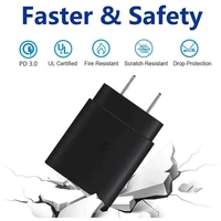 25w type usb c super fast wall charger 3ft cable for samsung galaxy s20 s21 5g