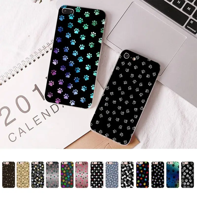 

Best Friends Dog Paw Phone Case For iPhone 14 13 12 Mini 11 Pro XS Max X XR SE 6 7 8 Plus Soft Silicone Cover