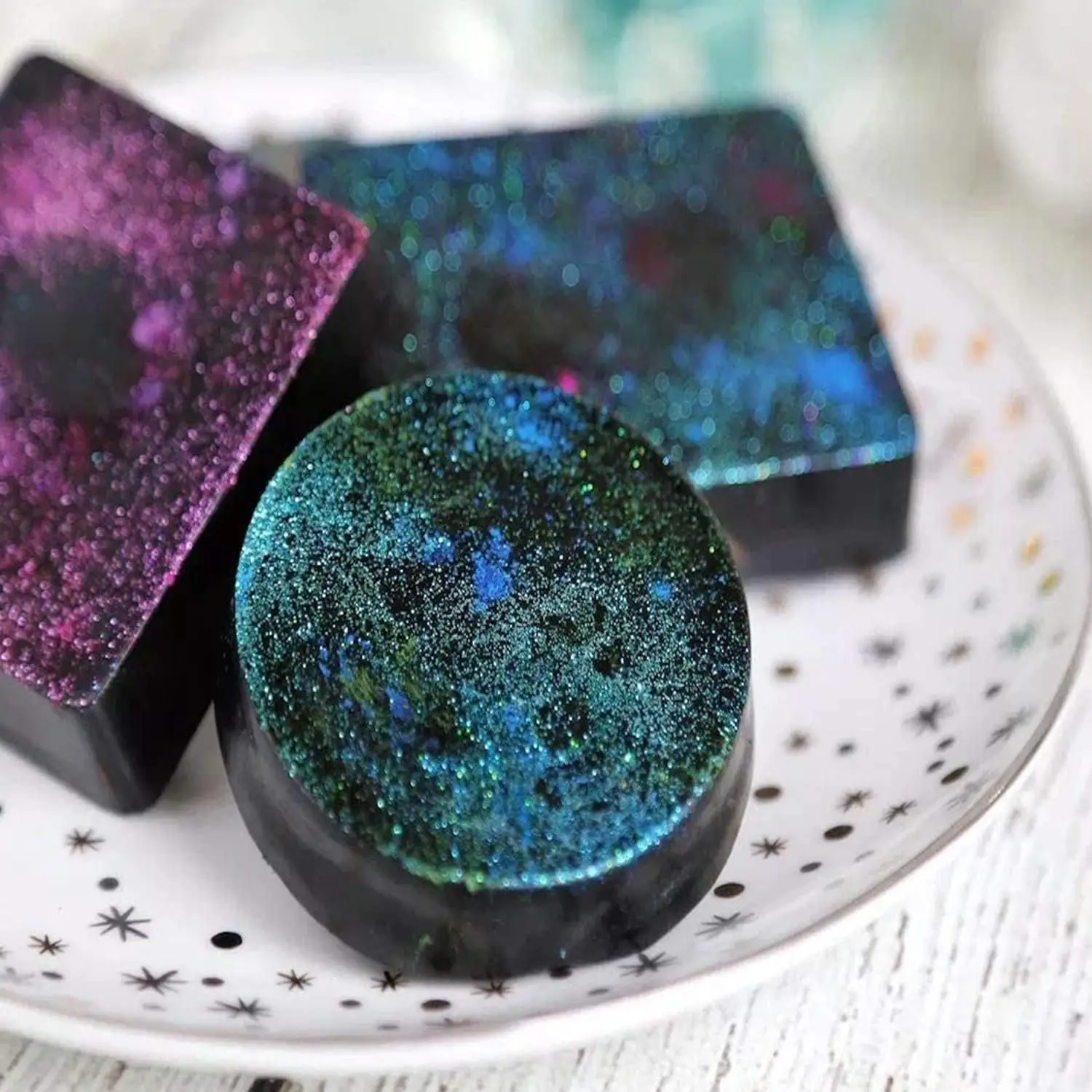 Силиконовая форма для мыла и шоколада ручной работы в овальных круглых