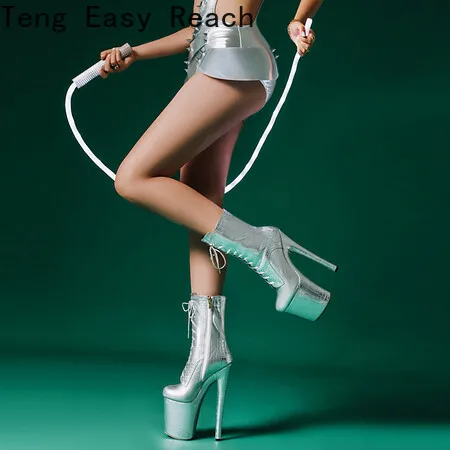 

Fashion Sexy Knight Female 6 Inch High Heel Platform Ankle Boots for Women Autumn Winter Shoes 20cm Black Pole Dancing Boots New